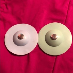 2 Silicone Sink Plug/Drain Hair Catcher